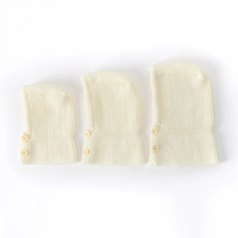 Knitted Wool Hood & Neck Warmer for Italian Greyhounds