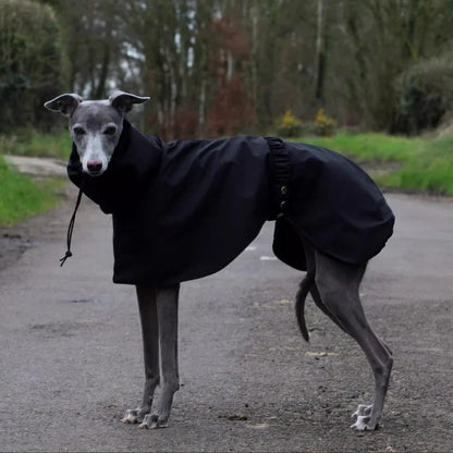 Luxury Waterproof Raincoat – Large Size Jacket for Greyhounds & Whippets