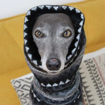 Winter Fleece Turtleneck Vest for Whippets & Italian Greyhounds