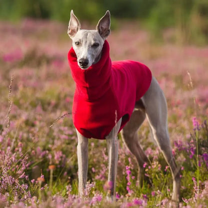 Fleece Turtleneck Vest for Greyhounds & Whippets