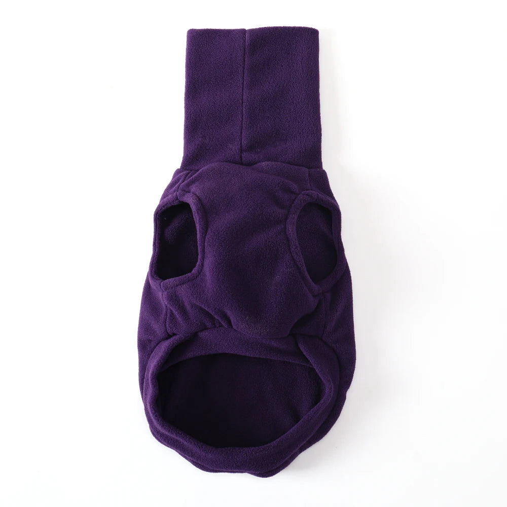 Fleece Turtleneck Vest for Greyhounds & Whippets