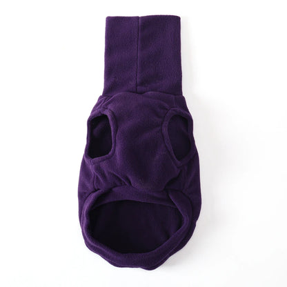 Fleece Turtleneck Vest for Greyhounds & Whippets