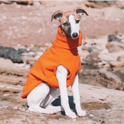 Fleece Turtleneck Vest for Greyhounds & Whippets