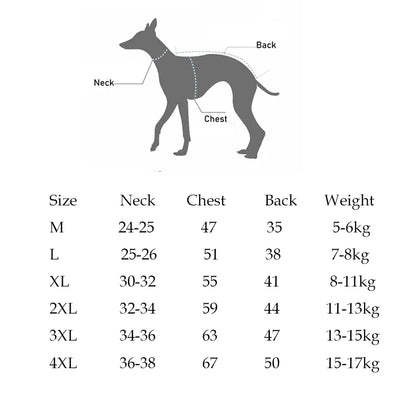 Double-Sided Velvet Winter Coat Windproof for Whippets & Italian Greyhounds